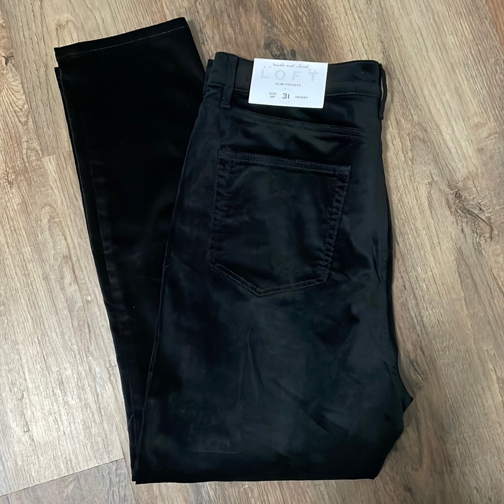 Loft suede pants